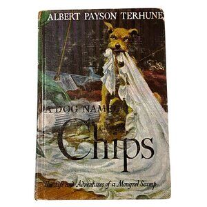 A‎ Dog Named Chips The Life and Adventures of a Mongrel Scamp HC Book Terhune